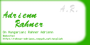 adrienn rahner business card